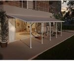 Palram - Canopia Terrassen&uuml;berdachung Feria Wei&szlig; 3x8.51