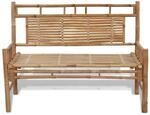 vidaXL Gartenbank 120 cm Bambus