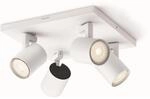 Philips LED-Spot myLiving Runner 4-flammig 920,m, Wei&szlig;