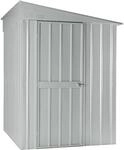 Globel Metall-Anlehnger&auml;tehaus Lean-To 56 B x T: 144 cm x 171 cm Silber Metallic