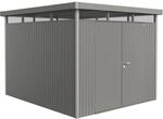 Biohort Metall-Ger&auml;tehaus HighLine Quarzgrau-Metallic 7,6 m&sup2; Doppelt&uuml;r
