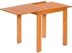 Balkontisch 65/130 cm x 70 cm Eukalyptus Ausziehbar