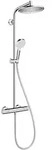 Hansgrohe Duschsystem Crometta S Showerpipe 240 Chrom/Weiß mit Thermostat Hansgrohe Duschsystem Crometta S Showerpipe 240 Chrom/Weiß mit Thermostat