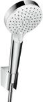 Hansgrohe Brausehalterset Vario Crometta EcoSmart Brauseschlauch 125cm Wei&szlig;/Chr.