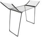 Relaxdays Standtrockner Stahl Kunststoff Schwarz Klappbar 104 cm x 169 cm x 54,5 cm