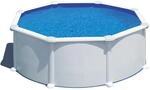 Gre Stahlwand-Pool Atlantis &Oslash; 350 cm x 132 cm Rund Wei&szlig;