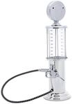 Relaxdays Getr&auml;nkespender Metall Silber mit Zapfpistole 48 cm x 14 cm 700 g