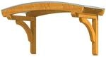 Skan Holz Haust&uuml;r-Vordach Rostock 1 Eiche hell,asiert 174 cm x 80 cm