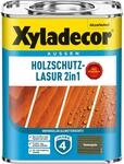 Xyladecor Holzschutz-Lasur 2in1 Tannengr&uuml;n matt 750 ml