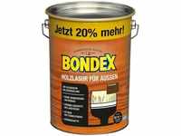 Bondex Holzlasur für Außen Nussbaum seidenglänzend 4,8 l