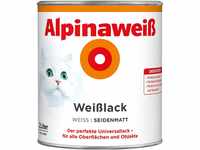 Alpinaweiß Weißlack seidenmatt 2 Liter