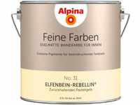 Alpina Feine Farben No. 31 Elfenbein-Rebellin® Pastellgelb edelmatt 2,5 l