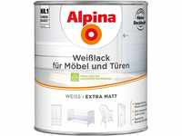 Alpina Weißlack für Möbel & Türen matt 2 Liter