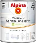Alpina Wei&szlig;lack f&uuml;r M&ouml;bel & T&uuml;ren matt 2 Liter
