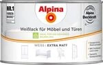 Alpina Wei&szlig;lack f&uuml;r M&ouml;bel & T&uuml;ren matt 300 ml