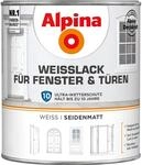 Alpina Wei&szlig;lack f&uuml;r Fenster & T&uuml;ren seidenmatt 2 Liter