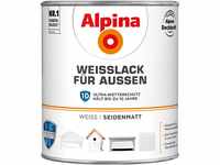 Alpina Weißlack für Außen seidenmatt 2 Liter