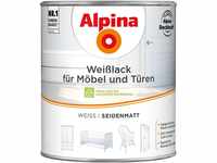 Alpina Weißlack für Möbel & Türen seidenmatt 2 Liter