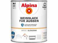 Alpina Weißlack für Außen glänzend 2 Liter