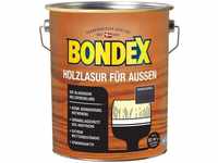 Bondex Holzlasur für Außen Dunkelgrau seidenglänzend 4 l