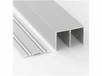 Schienen-Baupaket Profil Silber 2-spurig 2000 mm