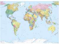 Komar Fototapete World Map 270 x 188 cm