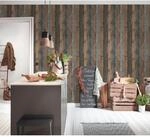 A.S. Cr&eacute;ation Tapete Holzoptik Braun Grau und Beige 53 cm x 10,05 m AS-908612