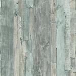 Bricoflor Vlies Holztapete Grau Blau Maritime Tapete in Holzoptik f&uuml;r K&uuml;che und