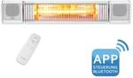 VASNER Appino BEATZZ Bluetooth Infrarot-Heizstrahler mit Musik Box 2000 W Wei&szlig;