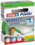 Tesa Extra Power Perfect Gewebeband Gr&uuml;n 2,75 m x 19 mm