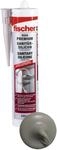 Fischer Sanit&auml;rsilicon DSSA Sanit&auml;rgrau 310 ml