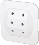 Kopp Euro-Adapter 3-fach Arktiswei&szlig;