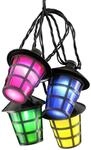 Konstsmide LED-Lichterkette Outdoor 20 Lampions Bunt