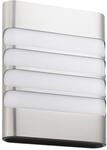 Philips LED-Au&szlig;enwandleuchte Raccoon Silber Edelstahl 3 W