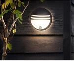 Philips LED-Au&szlig;enwandleuchte mit Bewegungsmelder Yarrow Schwarz