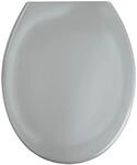 Wenko Premium WC-Sitz Ottana Duroplast/Edelstahl grau