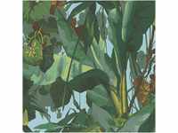 Bricoflor Tapete mit Dschungel und Blättern Exotische Tapete mit...