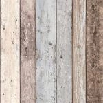 A.S. Cr&eacute;ation Tapete Holzoptik Braun Blau und Beige 53 cm x 10,05 m AS-855039