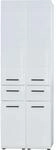 Trendteam Bad-Hochschrank Skin Bad Wei&szlig; 60 cm