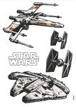 Deco-Sticker Star Wars Spaceships 100 x 70 cm