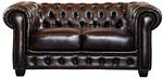 Vente-unique Sofa Ohne Schlafm&ouml;glichkeit Brenton Schokoladenbraun 160 cm