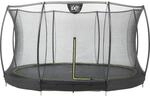 EXIT Silhouette Bodentrampolin D427cm mit Sicherheitsnetz - schwarz