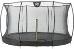 EXIT Silhouette Bodentrampolin D366cm mit Sicherheitsnetz - schwarz