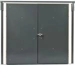 Duramax M&uuml;lltonnenbox 154,2 x 130,5 x 96 cm (B x H x T) Anthrazit/Wei&szlig;