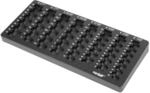 HMF 2701-02 Euro-M&uuml;nzz&auml;hlbrett Abgeschr&auml;gt 34 x 15 x 3 cm Schwarz