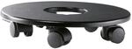 Lechuza&reg; Rolluntersetzer Classico 43 Schwarz &Oslash; 26 cm