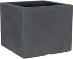 Geli Pflanzgef&auml;&szlig; Kubus Quadratisch 40 cm x 40 cm x 34 cm Anthrazit