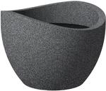 Scheurich Pflanzgef&auml;&szlig; Wave Globe &Oslash; 40 cm Schwarz-Granit