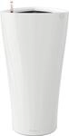 Lechuza&reg; Pflanzs&auml;ule Delta Premium 40 cm x 40 cm x 75 cm Wei&szlig; hochglanz