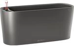 Lechuza&reg; Pflanzgef&auml;&szlig; Delta 20 Anthrazit metallic 40 cm x 15 cm